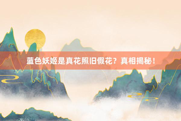 蓝色妖姬是真花照旧假花?真相揭秘!